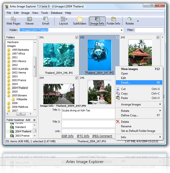 Arles Image Explorer