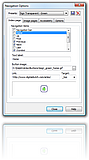 Navigation options window