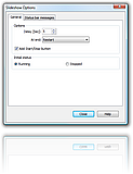 Slideshow options window