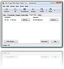 Web Page Creator - Image pages tab