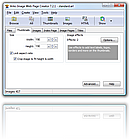 Web Page Creator - Thumbnails tab